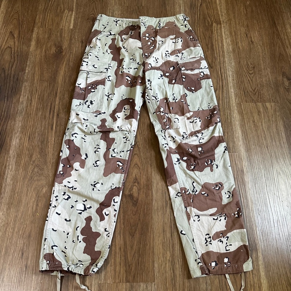 Propper International Cargo Pants Mens M Long Brown Camo Military BDU Trousers
